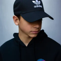 ADIDAS Boys' Trefoil Baseball Cap -Cheap Kiddo Cloth Store 20263569 01 TP XL