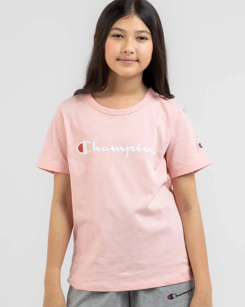 Champion Girls' Logo T-Shirt 3 Champion Girls' Logo T-Shirt