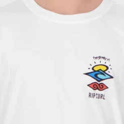 Rip Curl Boys' Search Logo Short Sleeve Rash Vest -Cheap Kiddo Cloth Store 20277400 01 RT XL