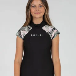 Rip Curl Girls' Cap Sleeve Rash Vest -Cheap Kiddo Cloth Store 20297797 03 RT XL