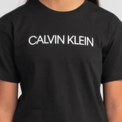 Calvin Klein Girls' Institutional Logo Boxy T-Shirt -Cheap Kiddo Cloth Store 20316959 03 RT XL