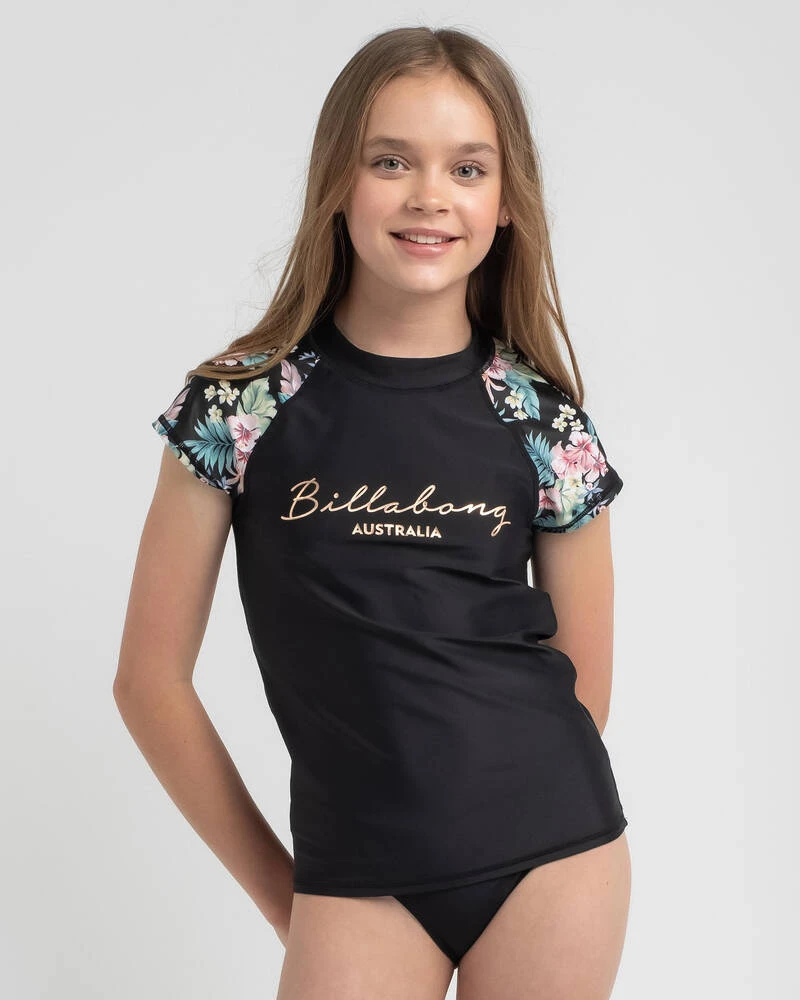 Billabong Girls' Island Dream Cap Sleeve Rash Vest 3 Billabong Girls' Island Dream Cap Sleeve Rash Vest