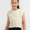 Rusty Girls' Throwback Cropped Tank Top -Cheap Kiddo Cloth Store 20323399 04 FT XL