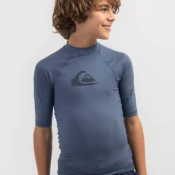 Quiksilver Boys' All Time Short Sleeve Rash Vest