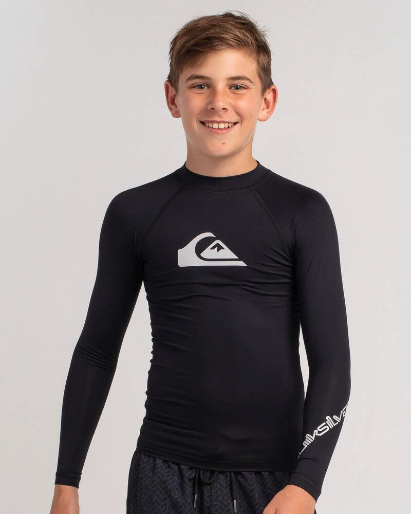 Quiksilver Boys' All Time Long Sleeve Wet Shirt 3 Quiksilver Boys' All Time Long Sleeve Wet Shirt