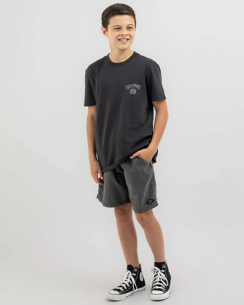 Billabong Boys' All Day Overdye Layback Beach Shorts 7 Billabong Boys' All Day Overdye Layback Beach Shorts - Image 5