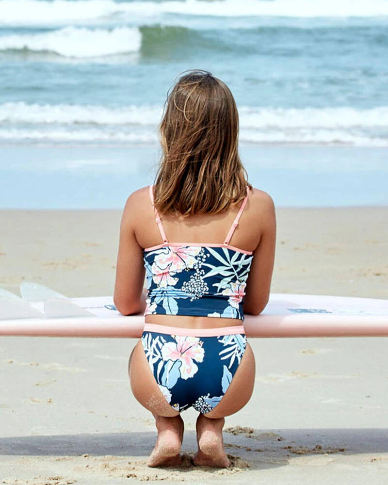 Roxy Girls' Summer Good Wave Tankini Set 5 Roxy Girls' Summer Good Wave Tankini Set - Image 3