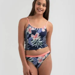 Roxy Girls' Summer Good Wave Tankini Set 10 Roxy Girls' Summer Good Wave Tankini Set -Cheap Kiddo Cloth Store 20327385 01 RT XL