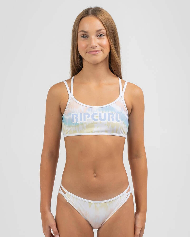 Rip Curl Girls' Tie Dye Bikini Set 6 Rip Curl Girls' Tie Dye Bikini Set - Image 4