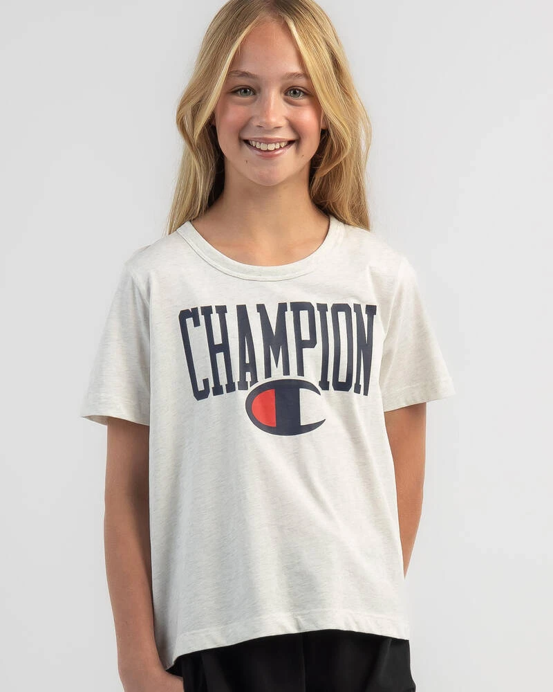 Champion Girls' Sporty Boxy T-Shirt 3 Champion Girls' Sporty Boxy T-Shirt