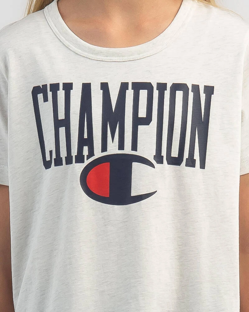 Champion Girls' Sporty Boxy T-Shirt 6 Champion Girls' Sporty Boxy T-Shirt - Image 4
