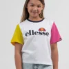 Ellesse Girls' Flar Crop T-Shirt -Cheap Kiddo Cloth Store 20333185 02 FT XL
