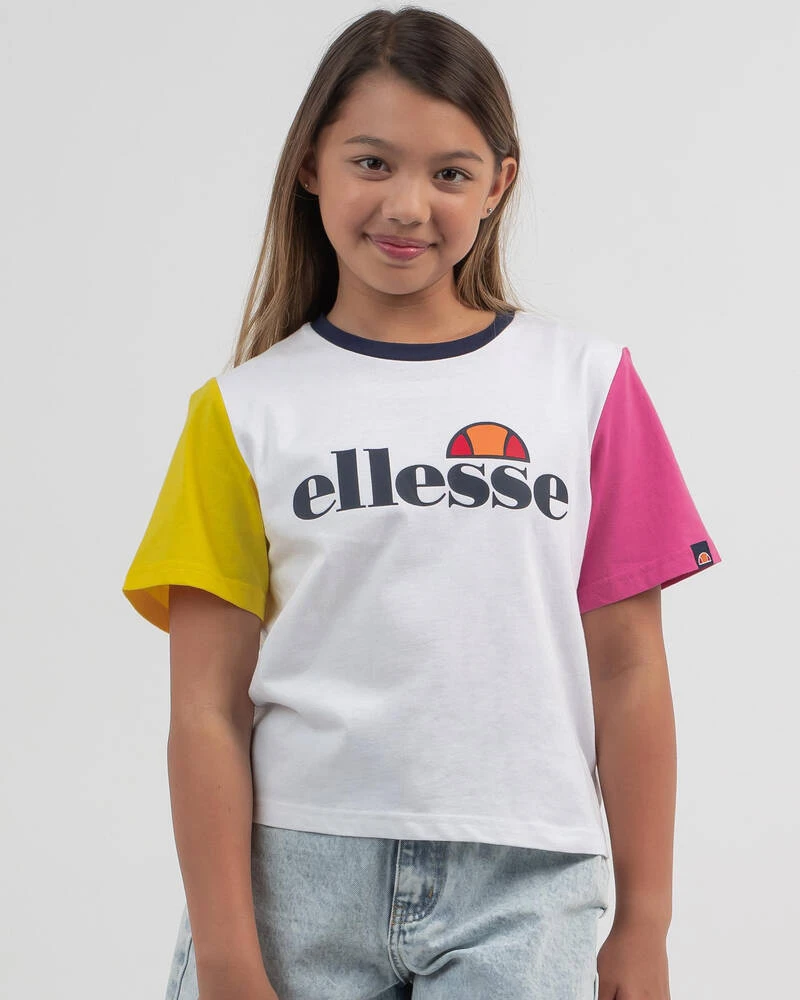 Ellesse Girls' Flar Crop T-Shirt 3 Ellesse Girls' Flar Crop T-Shirt