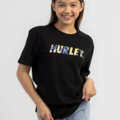 HURLEY Girls' Fastlane Print T-Shirt