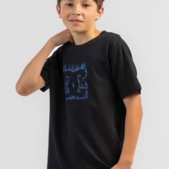 Element Boys' Blue Flame T-Shirt