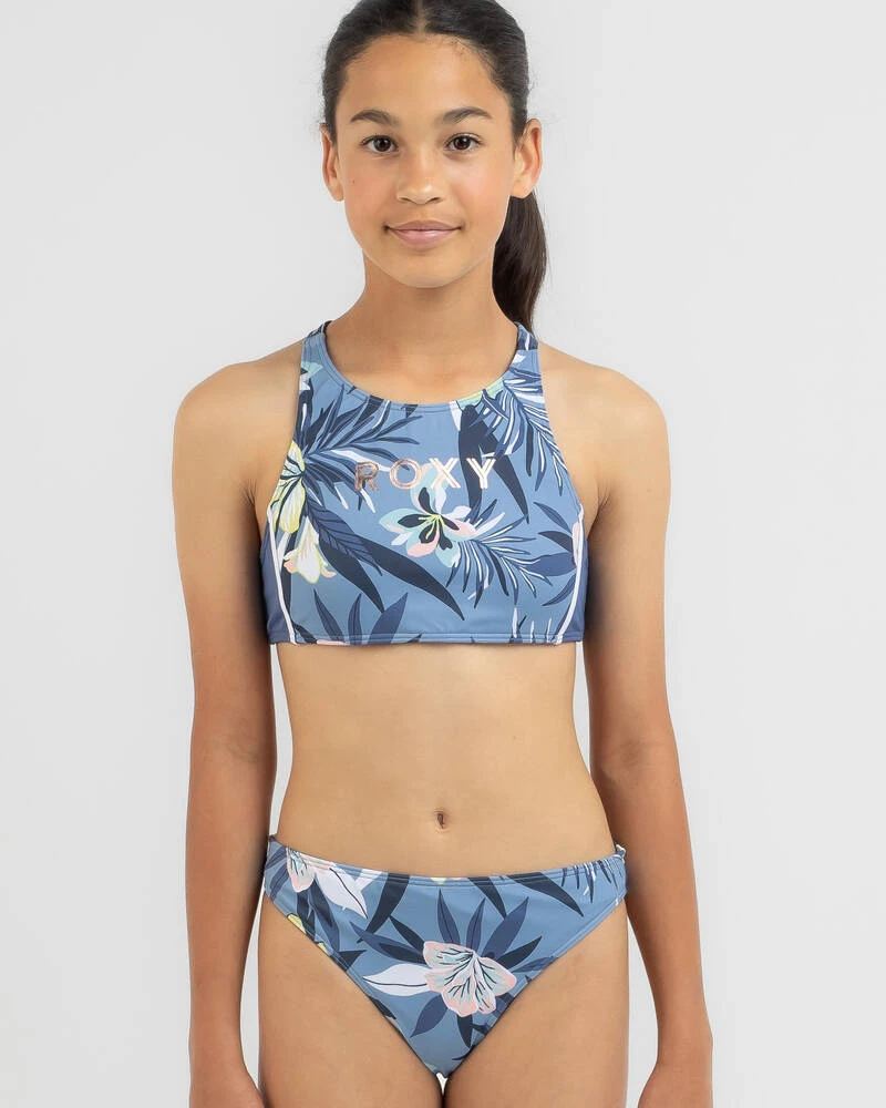 Roxy Girls' Sporty Spirit Bikini Set 6 Roxy Girls' Sporty Spirit Bikini Set - Image 4