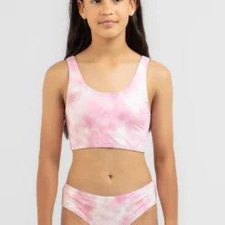 Billabong Girls' Pretty In Pink Crop Bikini Set 10 Billabong Girls' Pretty In Pink Crop Bikini Set -Cheap Kiddo Cloth Store 20341278 01 RT XL