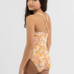 Rip Curl Girls' Cosmic Paradise One Piece Swimsuit 7 Rip Curl Girls' Cosmic Paradise One Piece Swimsuit -Cheap Kiddo Cloth Store 20341301 01 BK XL