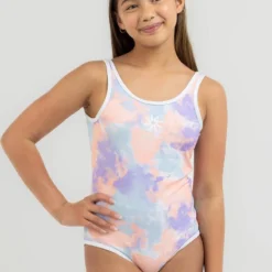 Rip Curl Girls' Surf Check One Piece Swimsuit