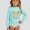 Billabong Toddlers' Island Dreams Long Sleeve Rash Vest -Cheap Kiddo Cloth Store 20342142 01 FT XL