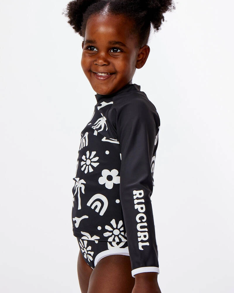 Rip Curl Toddlers' Low Tide Long Sleeve Rash Vest 4 Rip Curl Toddlers' Low Tide Long Sleeve Rash Vest - Image 2