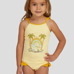 Billabong Toddlers' Island Dreams One Piece Swimsuit