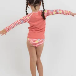 Roxy Toddlers' Little Pineapple Long Sleeve Rash Vest Set 8 Roxy Toddlers' Little Pineapple Long Sleeve Rash Vest Set -Cheap Kiddo Cloth Store 20342531 01 LT XL