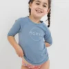 Roxy Toddlers' Beach Classics Short Sleeve Rash Vest -Cheap Kiddo Cloth Store 20342538 01 FT XL