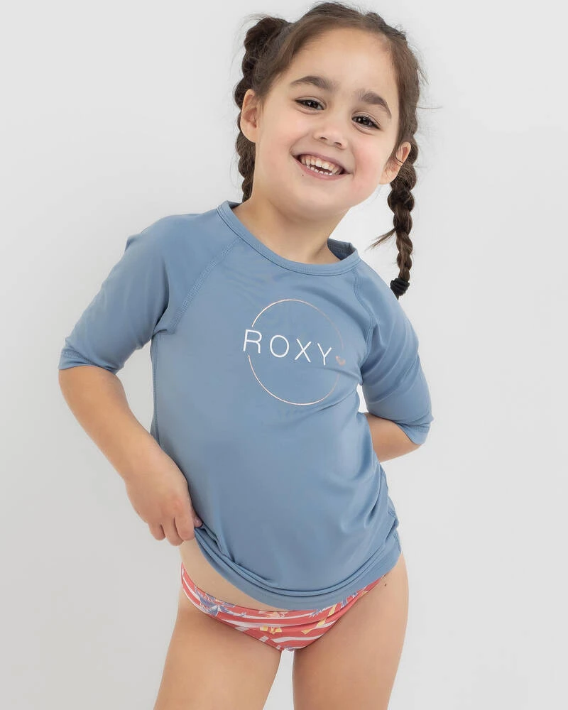Roxy Toddlers' Beach Classics Short Sleeve Rash Vest 3 Roxy Toddlers' Beach Classics Short Sleeve Rash Vest