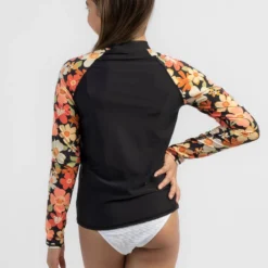 Billabong Girls' Wild Flower Long Sleeve Rash Vest 8 Billabong Girls' Wild Flower Long Sleeve Rash Vest -Cheap Kiddo Cloth Store 20343099 01 LT XL