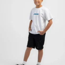 Santa Cruz Boys' Wave Slasher T-Shirt -Cheap Kiddo Cloth Store 20343212 03 BK XL