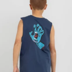 Santa Cruz Boys' Screaming Hand Muscle Tank
