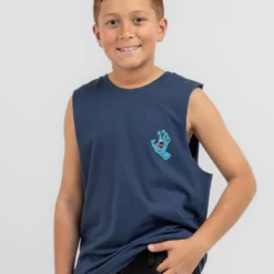 Santa Cruz Boys' Screaming Hand Muscle Tank -Cheap Kiddo Cloth Store 20343216 04 LT XL