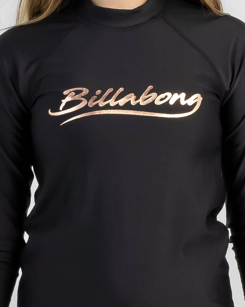 Billabong Girls' Changes Long Sleeve Rash Vest 6 Billabong Girls' Changes Long Sleeve Rash Vest - Image 4