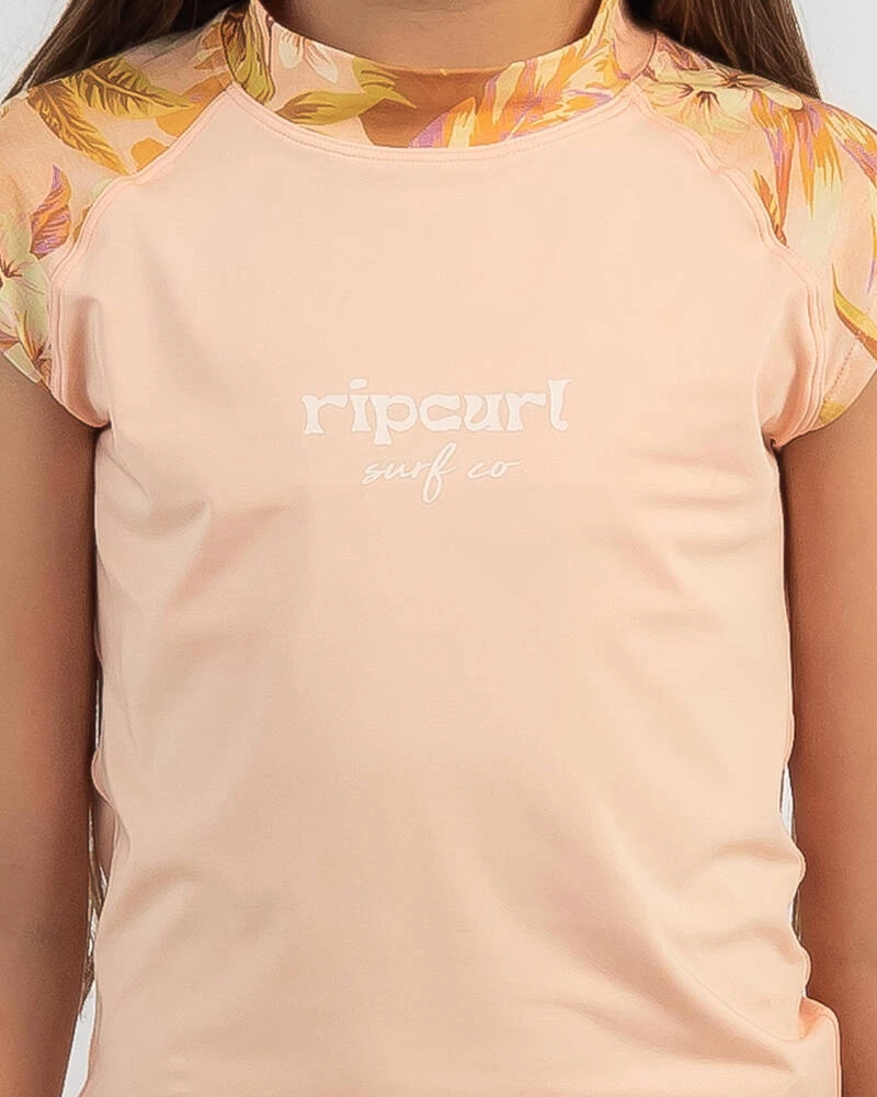 Rip Curl Girls' Sunday Swell Rash Vest Set 6 Rip Curl Girls' Sunday Swell Rash Vest Set - Image 4