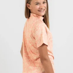 Rip Curl Girls' Script Short Sleeve Rash Vest -Cheap Kiddo Cloth Store 20346092 04 LT XL