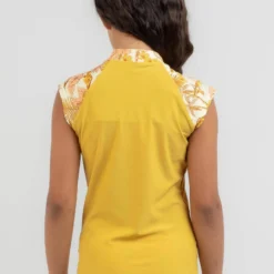 Rip Curl Girls' Cosmic Paradise Short Sleeve Rash Vest Set -Cheap Kiddo Cloth Store 20346095 01 LT XL