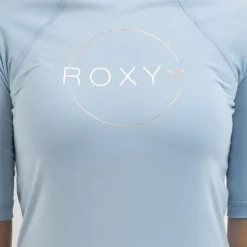 Roxy Girls' Beach Classics 3/4 Short Sleeve Rash Vest -Cheap Kiddo Cloth Store 20346292 01 RT XL