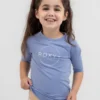 Roxy Toddlers' Beach Classic Short Sleeve Rash Vest -Cheap Kiddo Cloth Store 20346328 01 FT XL