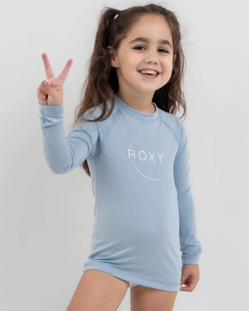 Roxy Toddlers' Beach Classics Long Sleeve Rash Vest 3 Roxy Toddlers' Beach Classics Long Sleeve Rash Vest