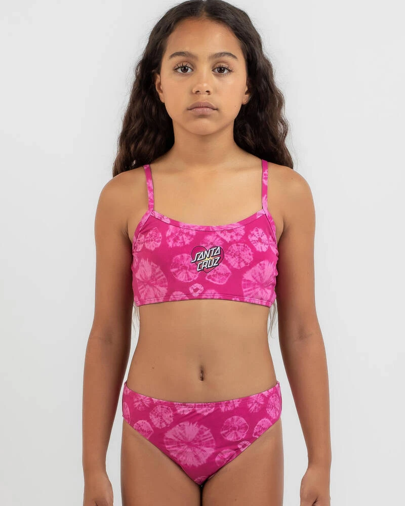 Santa Cruz Girls' Gradient Heart Dot Bikini Set 6 Santa Cruz Girls' Gradient Heart Dot Bikini Set - Image 4