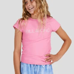 Billabong Girls' Dancer Short Sleeve Rash Vest