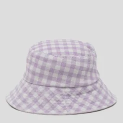 Billabong Girls' Sunshine Check Bucket Hat -Cheap Kiddo Cloth Store 20347198 01 LT XL