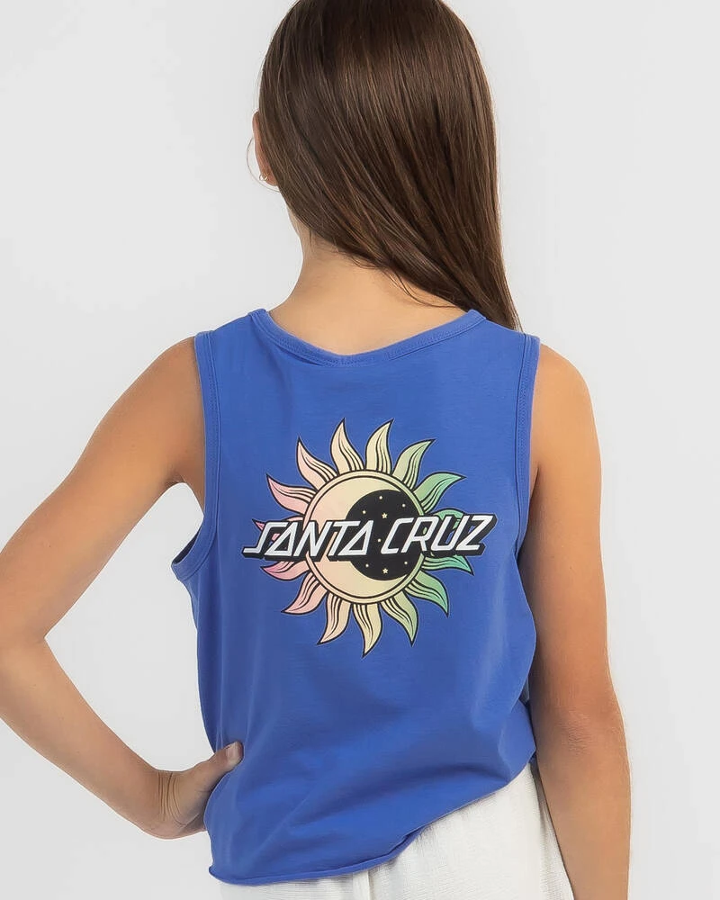 Santa Cruz Girls' Crescent Dot Tank Top 3 Santa Cruz Girls' Crescent Dot Tank Top