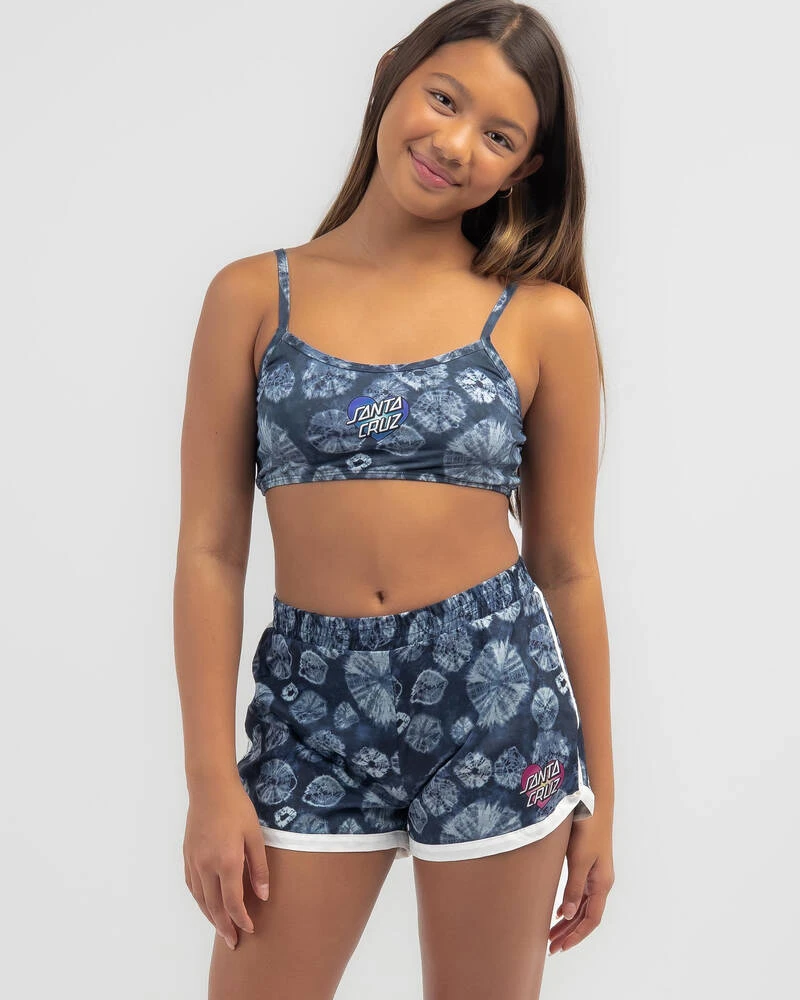 Santa Cruz Girls' Gradient Heart Dot Board Shorts 4 Santa Cruz Girls' Gradient Heart Dot Board Shorts - Image 2