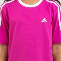 ADIDAS Girls' Essential 3 Stripe BF T-Shirt -Cheap Kiddo Cloth Store 20349249 01 RT XL