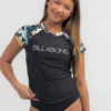 Billabong Girls' Mermaid Feels Short Sleeve Rash Vest -Cheap Kiddo Cloth Store 20349477 01 FT XL