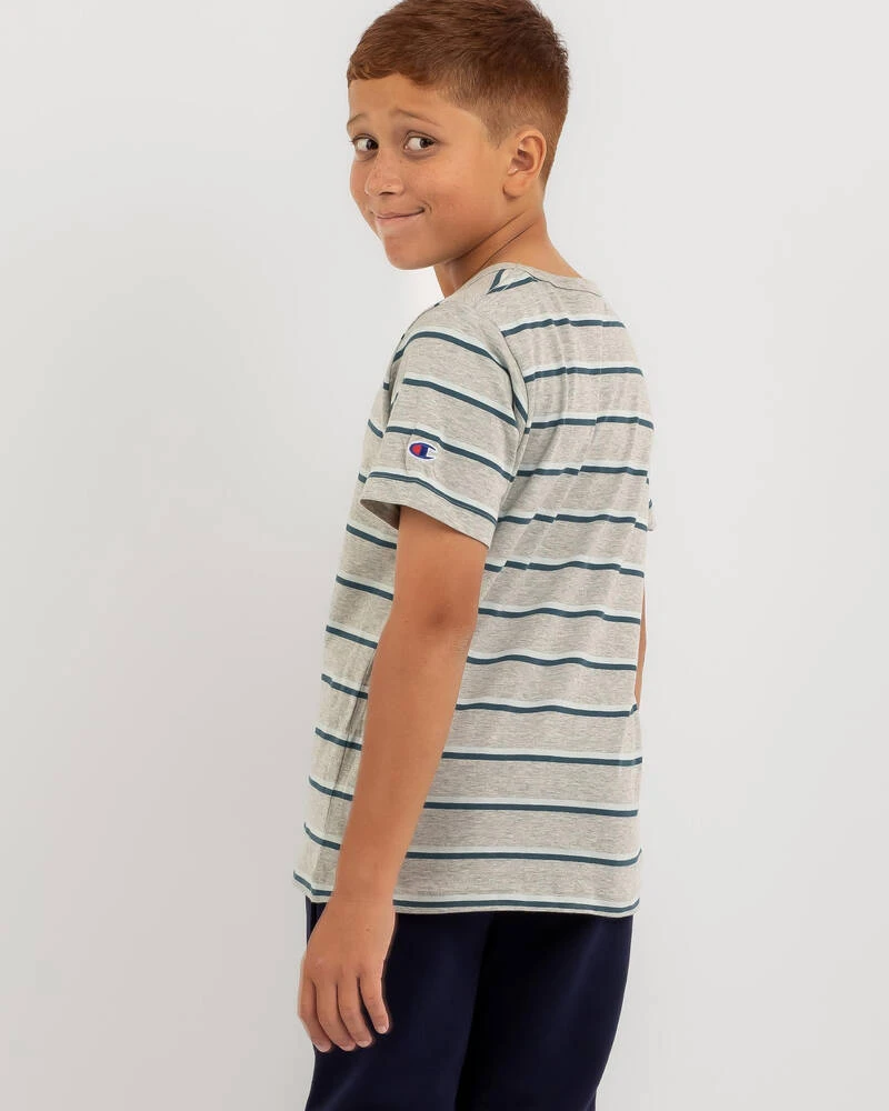 Champion Boys' Stripe T-Shirt 5 Champion Boys' Stripe T-Shirt - Image 3