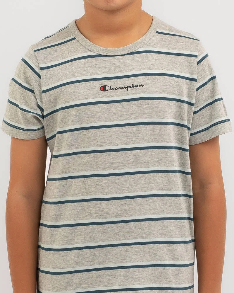 Champion Boys' Stripe T-Shirt 6 Champion Boys' Stripe T-Shirt - Image 4