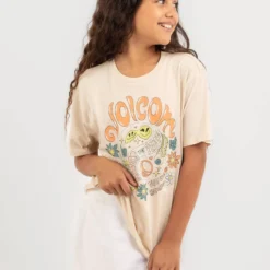 Volcom Girls' Truly Stoked BF T-Shirt